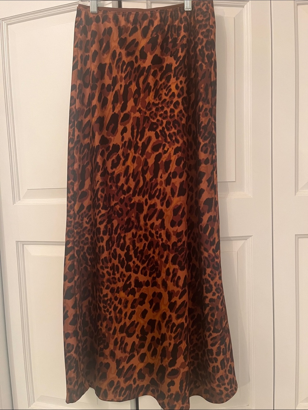 a new day Leopard Print Maxi Skirt in Brown and Black
